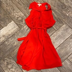 Monteau red dress